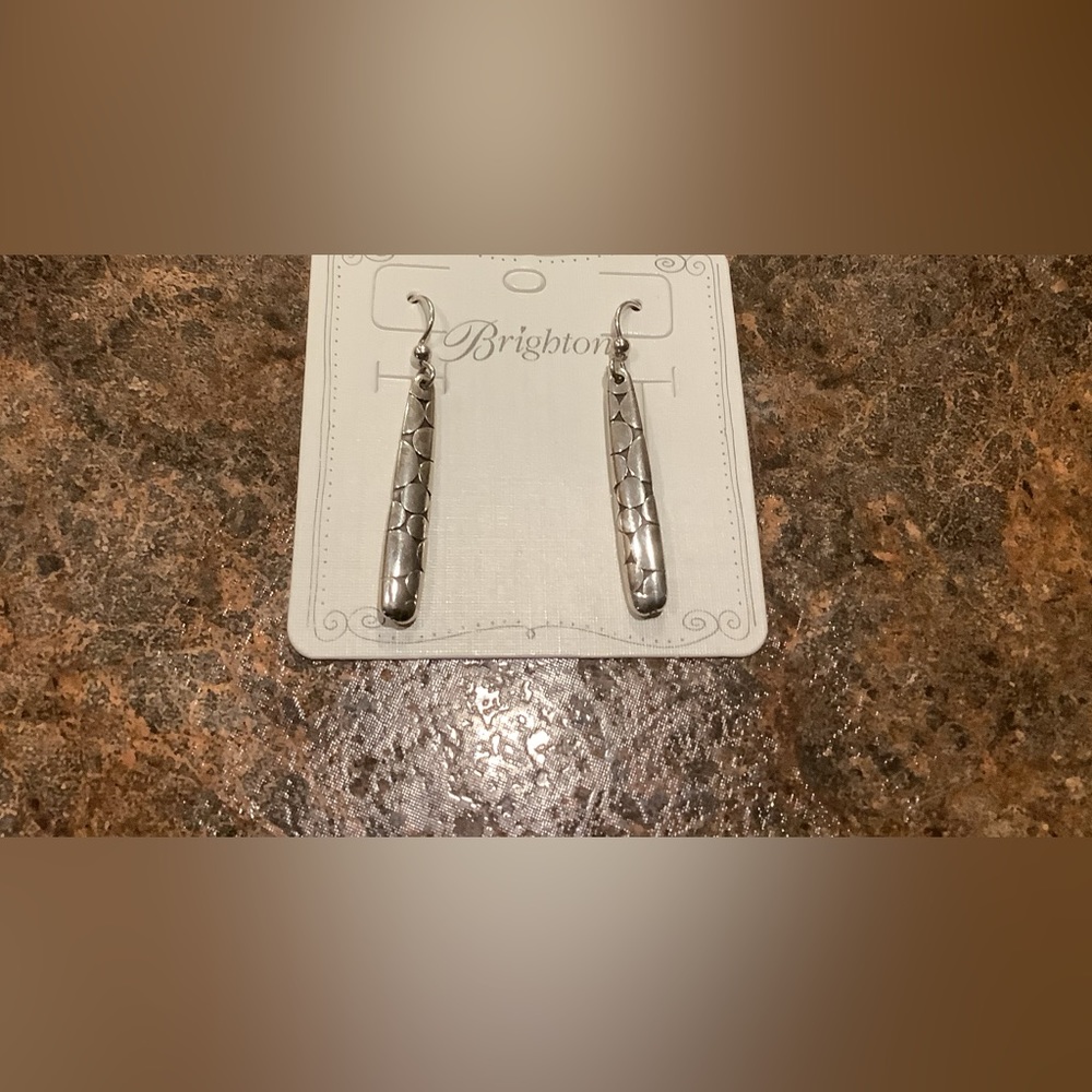 Preowned Brighton Pebble Path French Wire Earrings